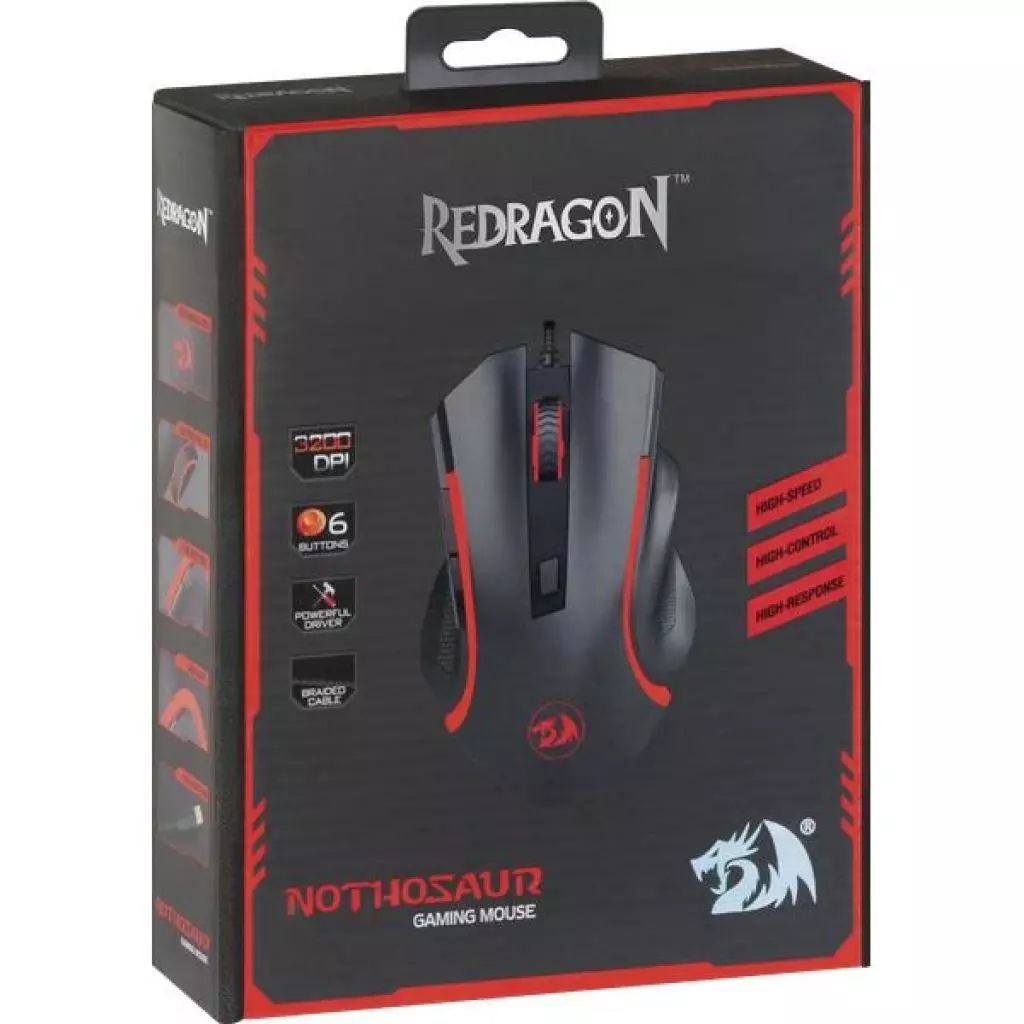 Мышка Redragon Nothosaur Black (75065) - 7 Мышка Redragon Nothosaur Black (75065) - 7
