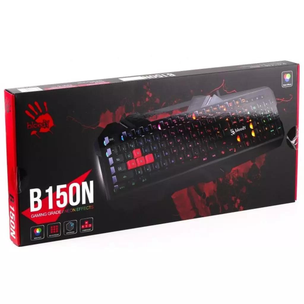 Клавиатура A4Tech Bloody B150N Black - 3 Клавиатура A4Tech Bloody B150N Black - 3
