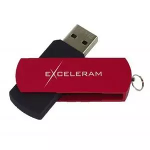 USB флеш накопитель eXceleram 64GB P2 Series Red/Black USB 2.0 (EXP2U2REB64)