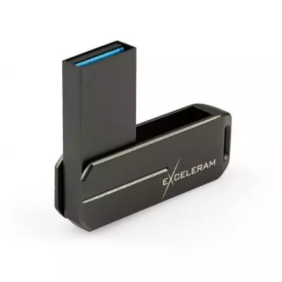 USB флеш накопитель eXceleram 64GB U3 Series Dark USB 3.1 Gen 1 (EXP2U3U3D64) - 1