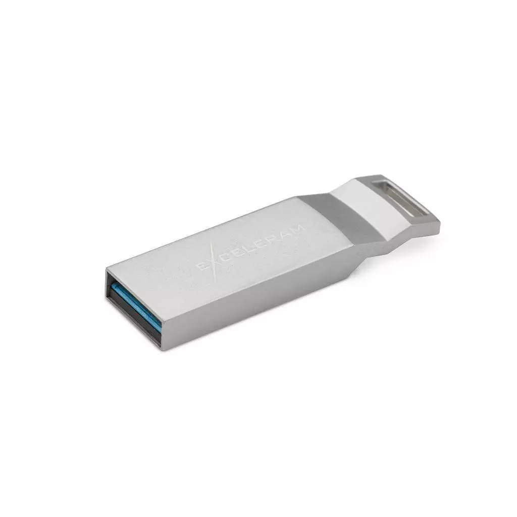 USB флеш накопитель eXceleram 128GB U2 Series Silver USB 3.1 Gen 1 (EXP2U3U2S128) - 1