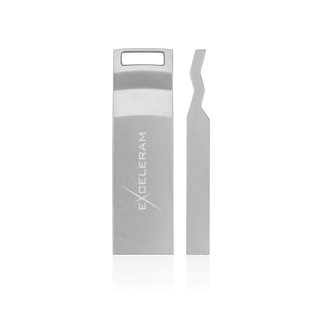 USB флеш накопитель eXceleram 128GB U2 Series Silver USB 3.1 Gen 1 (EXP2U3U2S128) - 3
