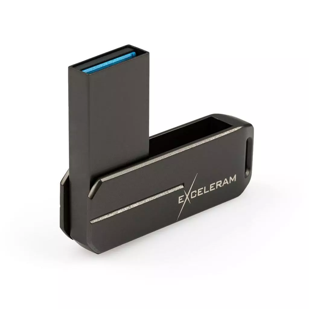USB флеш накопитель eXceleram 128GB U3 Series Dark USB 3.1 Gen 1 (EXP2U3U3D128) - 1 USB флеш накопитель eXceleram 128GB U3 Series Dark USB 3.1 Gen 1 (EXP2U3U3D128) - 1
