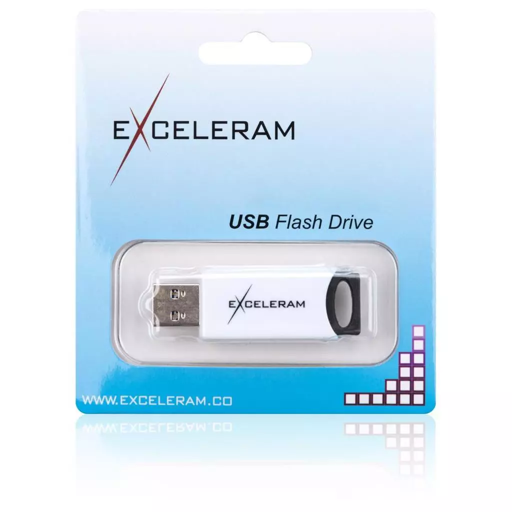 USB флеш накопитель eXceleram 32GB H2 Series White/Black USB 2.0 (EXU2H2W32) - 5 USB флеш накопитель eXceleram 32GB H2 Series White/Black USB 2.0 (EXU2H2W32) - 5