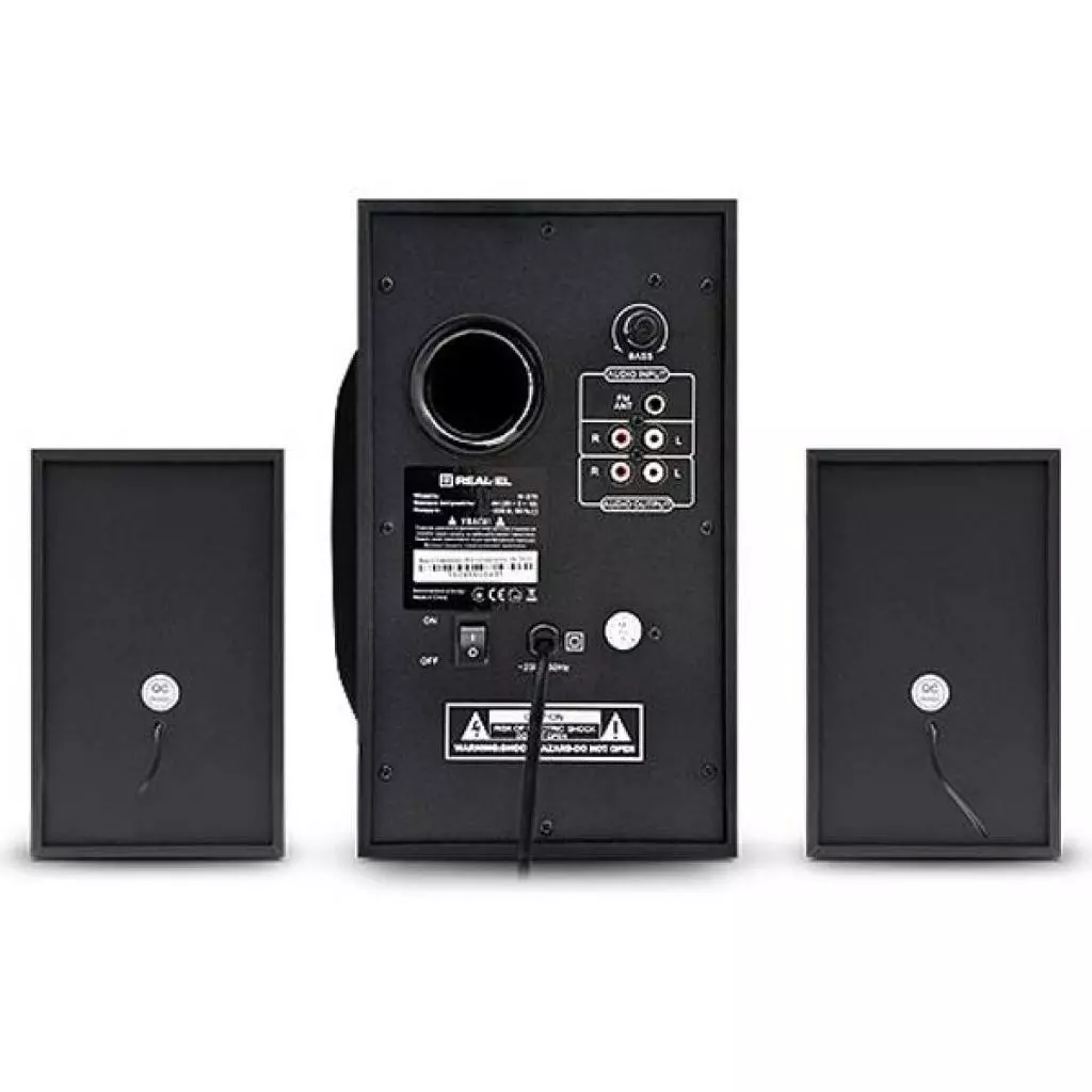 Акустическая система REAL-EL M-370 black - 2