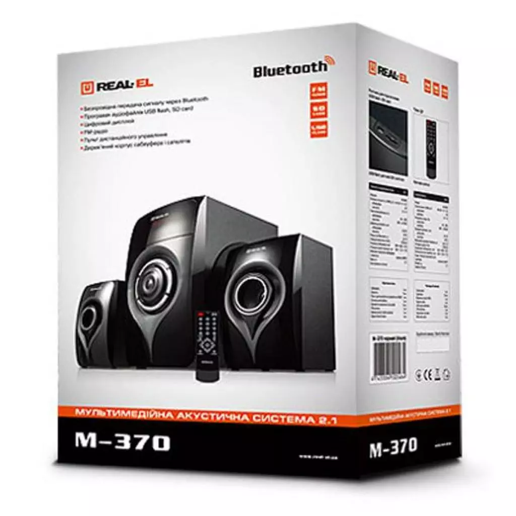 Акустическая система REAL-EL M-370 black - 7