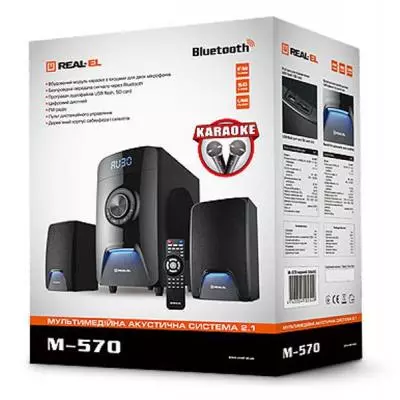 Акустическая система REAL-EL M-570 black - 7 Акустическая система REAL-EL M-570 black - 7