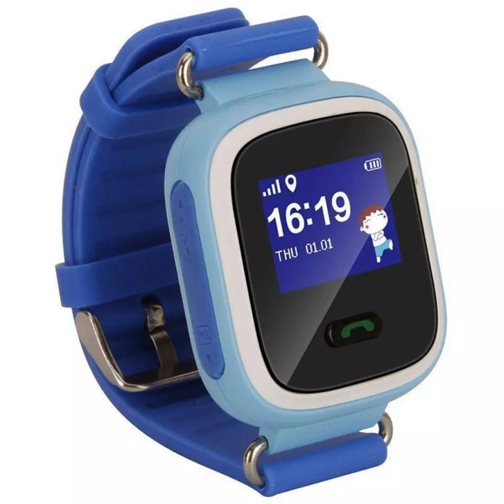 Смарт-часы UWatch Q60 Kid smart watch Blue (F_50517) - 2