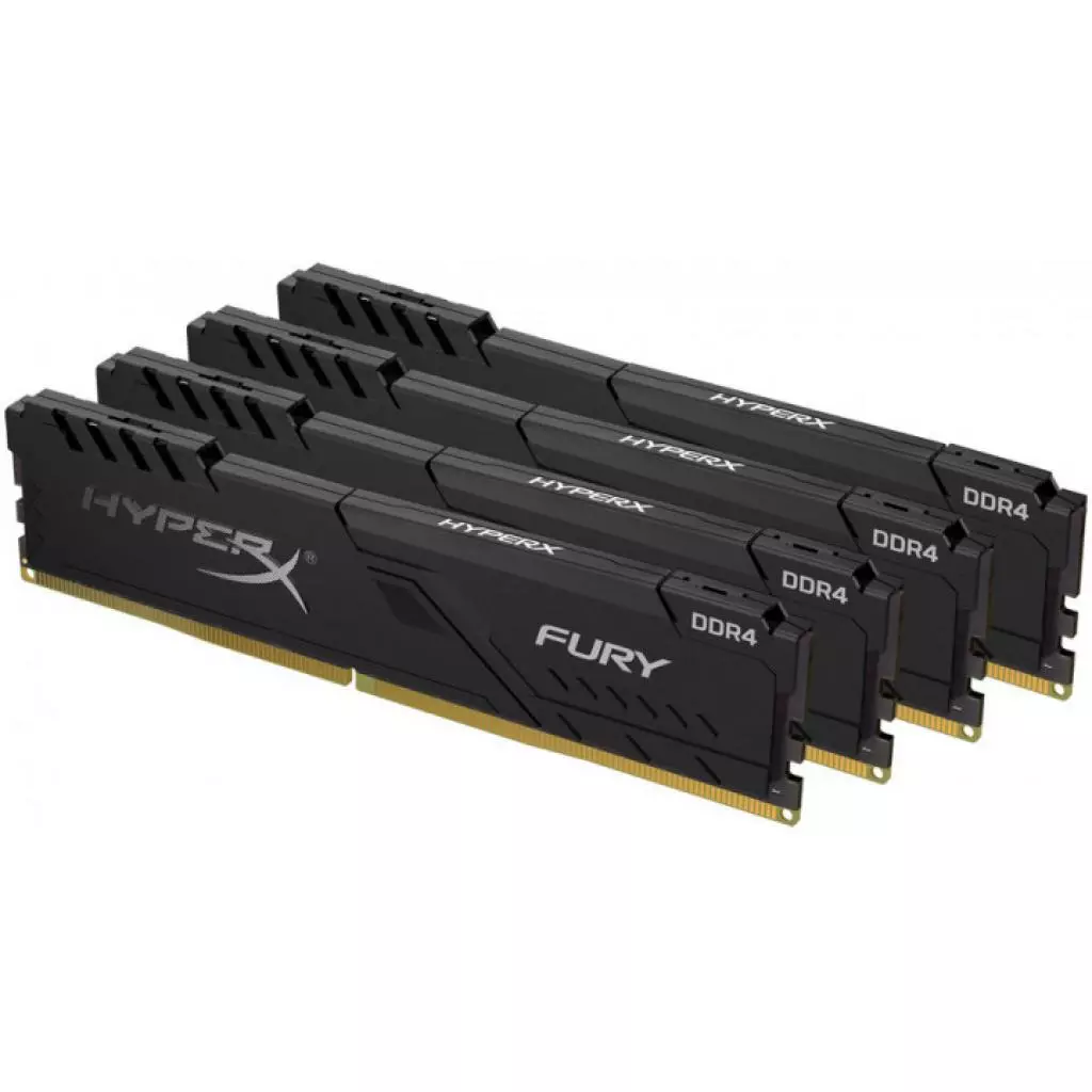 Модуль памяти для компьютера DDR4 16GB (4x4GB) 3000 MHz HyperX Fury Black Kingston Fury (ex.HyperX) (HX430C15FB3K4/16) - 1 Модуль памяти для компьютера DDR4 16GB (4x4GB) 3000 MHz HyperX Fury Black Kingston Fury (ex.HyperX) (HX430C15FB3K4/16) - 1