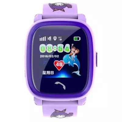 Смарт-часы UWatch DF25 Kids waterproof smart watch Purple (F_52339) - 1