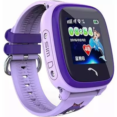 Смарт-часы UWatch DF25 Kids waterproof smart watch Purple (F_52339) - 3