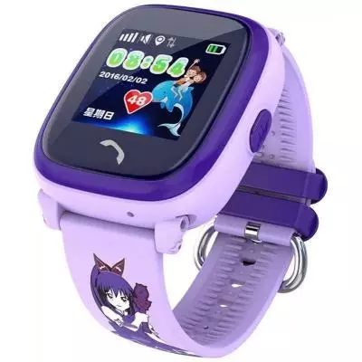 Смарт-часы UWatch DF25 Kids waterproof smart watch Purple (F_52339) - 4
