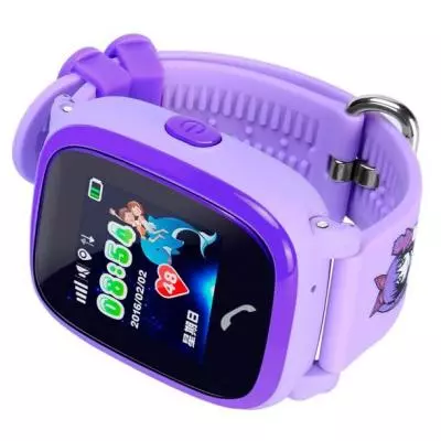 Смарт-часы UWatch DF25 Kids waterproof smart watch Purple (F_52339) - 5