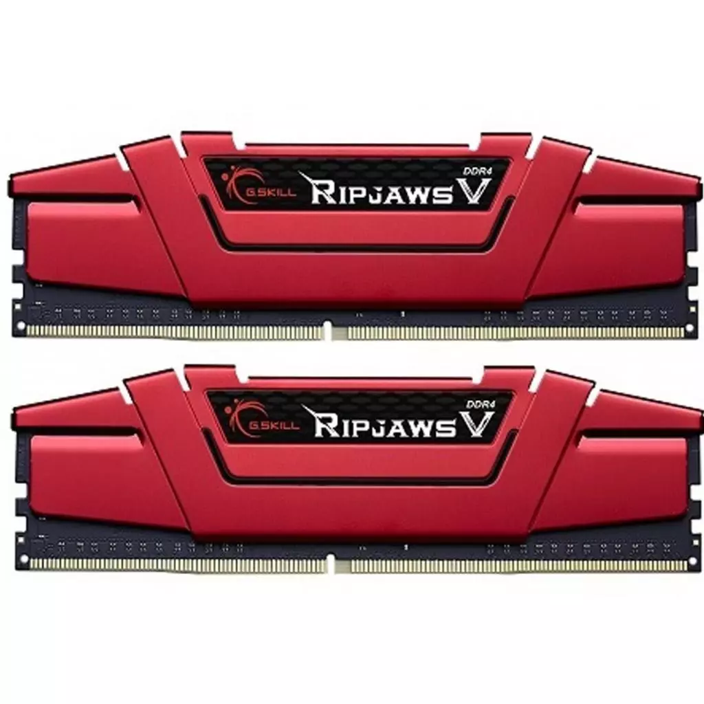 Модуль памяти для компьютера DDR4 32GB (2x16GB) 2666 MHz RipjawsV G.Skill (F4-2666C15D-32GVR)