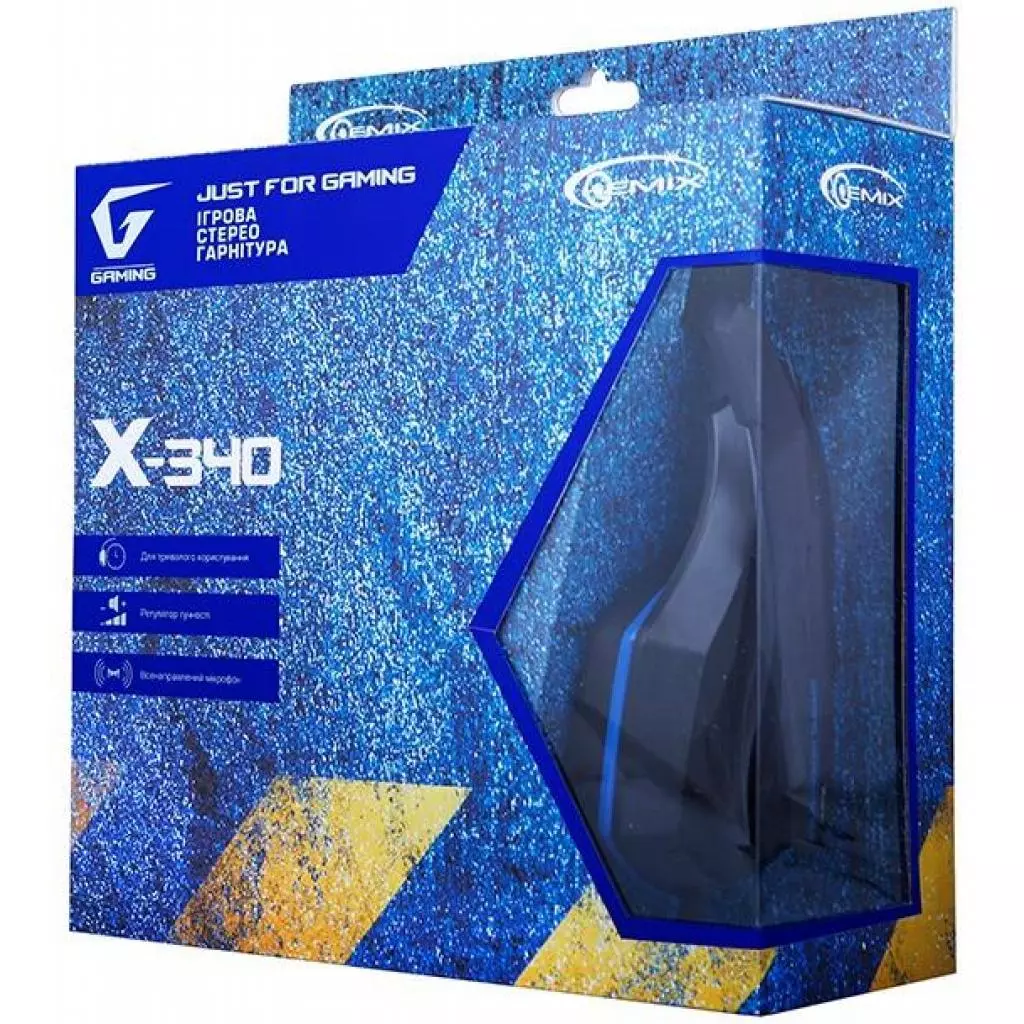 Наушники Gemix X-340 black-blue - 4