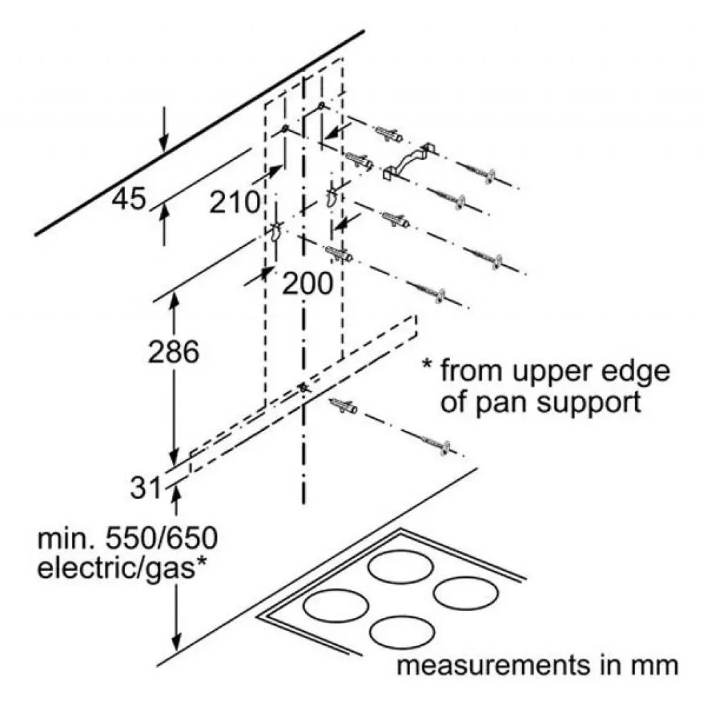 Вытяжка кухонная Bosch DWB96DM50 - 7 Вытяжка кухонная Bosch DWB96DM50 - 7