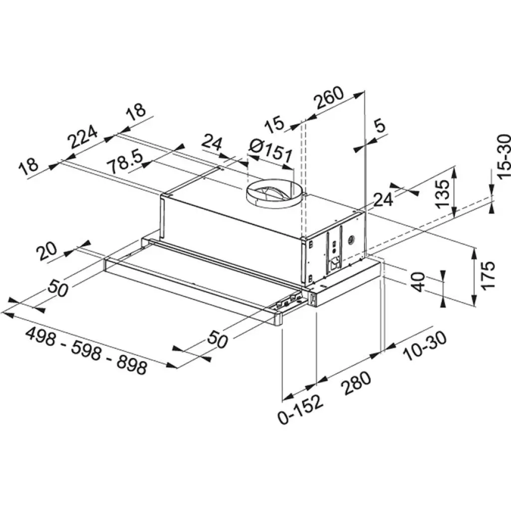 Вытяжка кухонная Franke Flexa FTC 532L GR/XS (315.0547.794) - 1 Вытяжка кухонная Franke Flexa FTC 532L GR/XS (315.0547.794) - 1