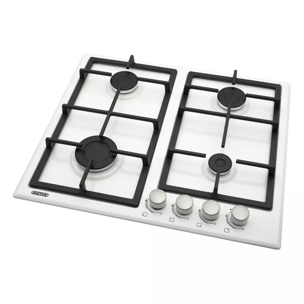 Варочная поверхность Eleyus NIKA 60 WH CF - 4 Варочная поверхность Eleyus NIKA 60 WH CF - 4