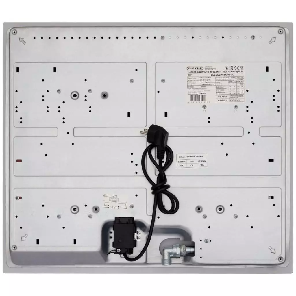 Варочная поверхность Eleyus VITA 60 WH CF - 9 Варочная поверхность Eleyus VITA 60 WH CF - 9