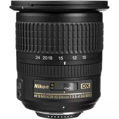 Объектив Nikon 10-24mm f/3.5-4.5G DX AF-S (JAA804DA) - 1 Объектив Nikon 10-24mm f/3.5-4.5G DX AF-S (JAA804DA) - 1