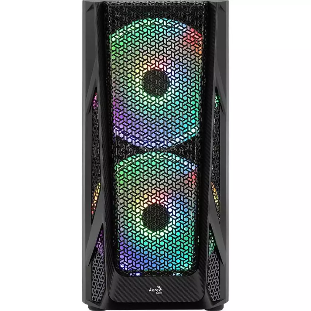 Корпус AeroCool AirHawk Duo-G-BK-v1 (4710562752434) - 1 Корпус AeroCool AirHawk Duo-G-BK-v1 (4710562752434) - 1