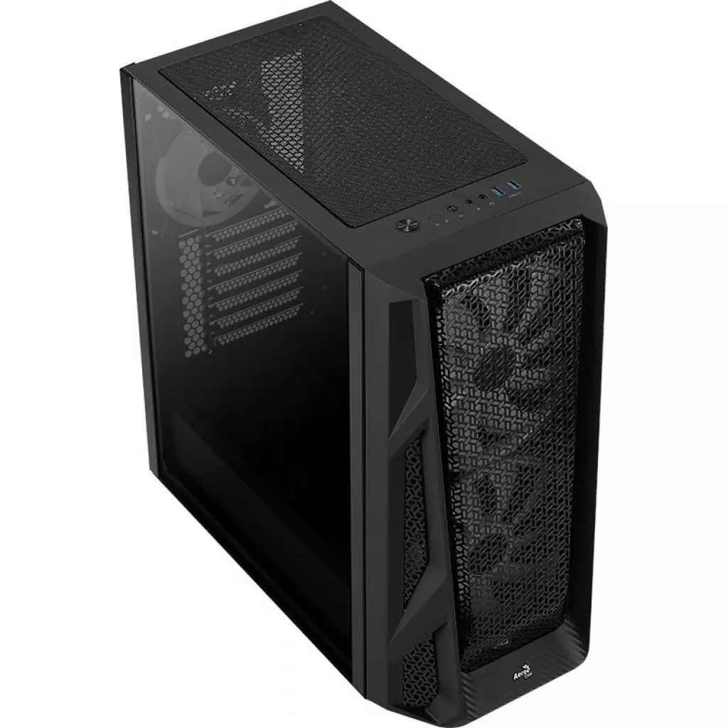 Корпус AeroCool AirHawk Duo-G-BK-v1 (4710562752434) - 7 Корпус AeroCool AirHawk Duo-G-BK-v1 (4710562752434) - 7