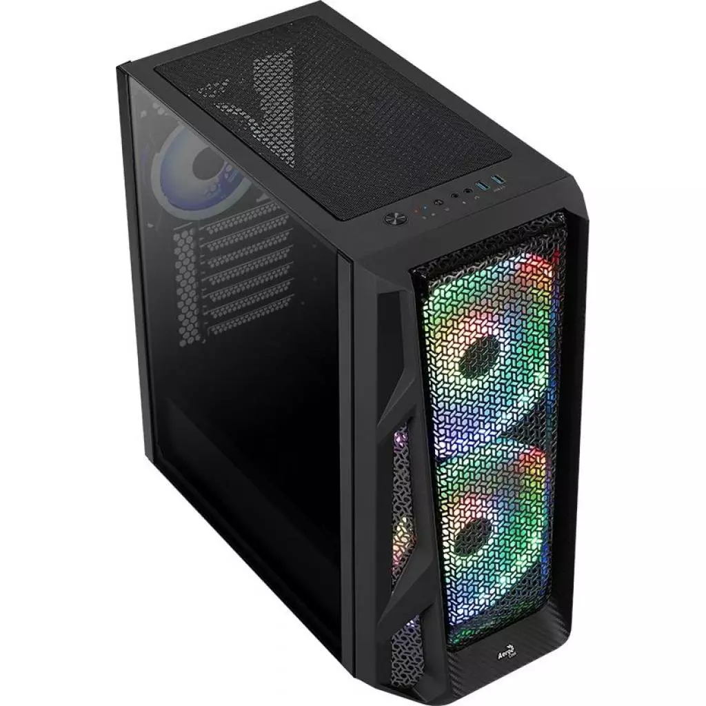 Корпус AeroCool AirHawk Duo-G-BK-v1 (4710562752434) - 8 Корпус AeroCool AirHawk Duo-G-BK-v1 (4710562752434) - 8