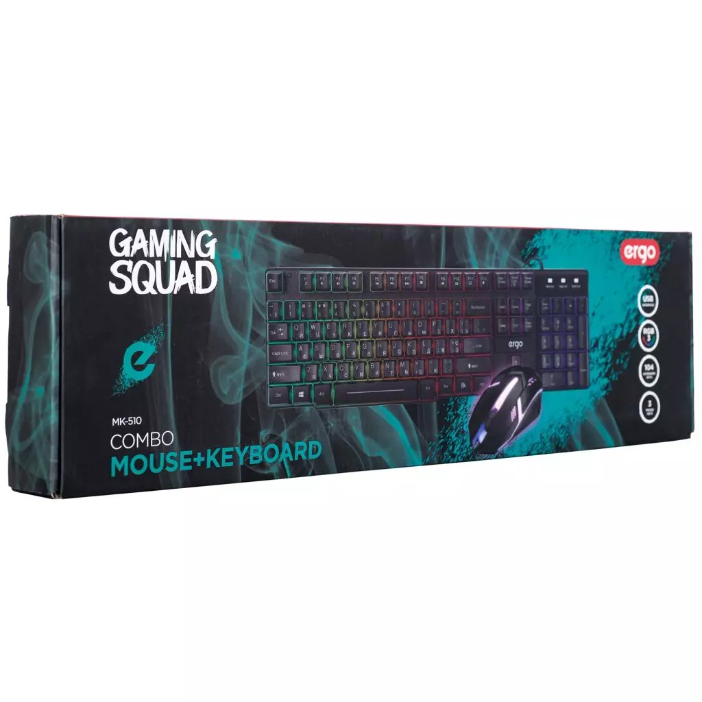 Комплект Ergo MK-510 Black (MK-510) - 3