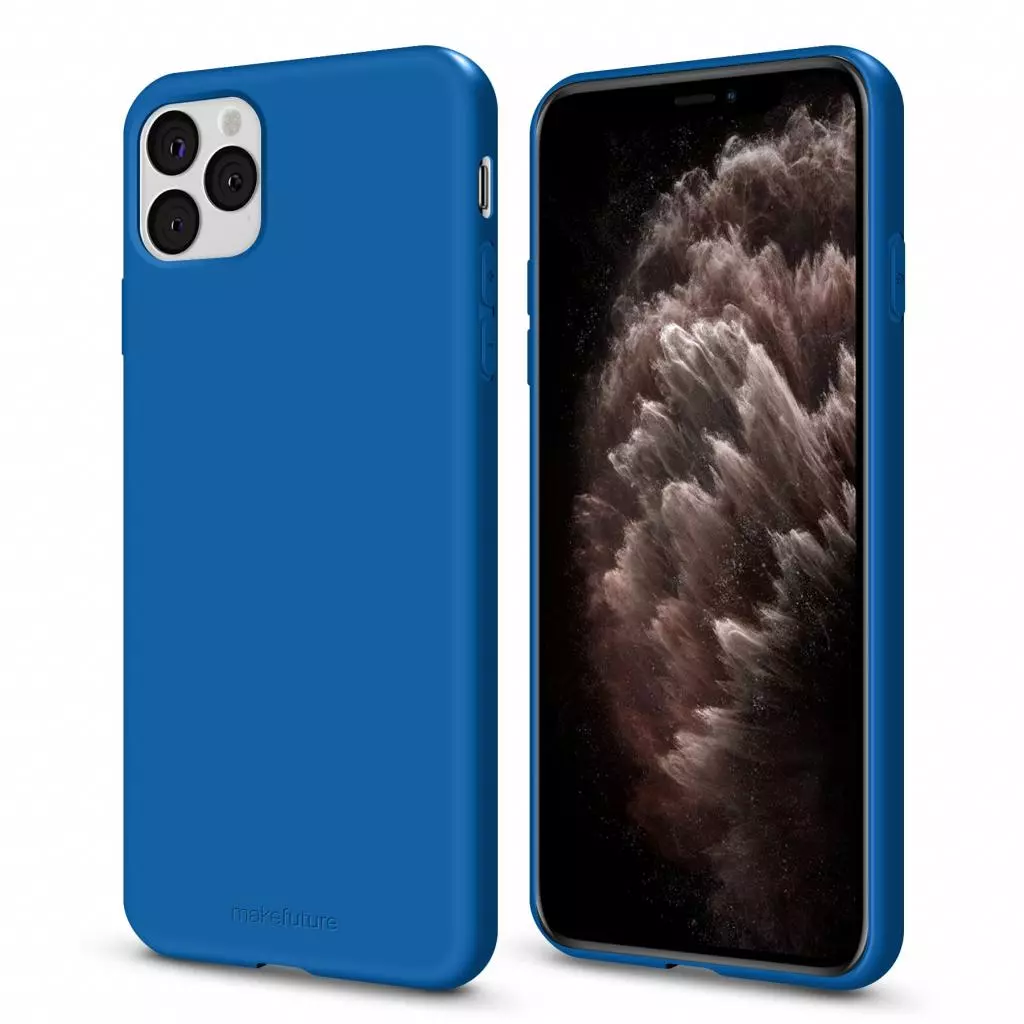 Чехол для моб. телефона MakeFuture Flex Case (Soft-touch TPU) Apple iPhone 11 Pro Blue (MCF-AI11PBL) - 1 Чехол для моб. телефона MakeFuture Flex Case (Soft-touch TPU) Apple iPhone 11 Pro Blue (MCF-AI11PBL) - 1