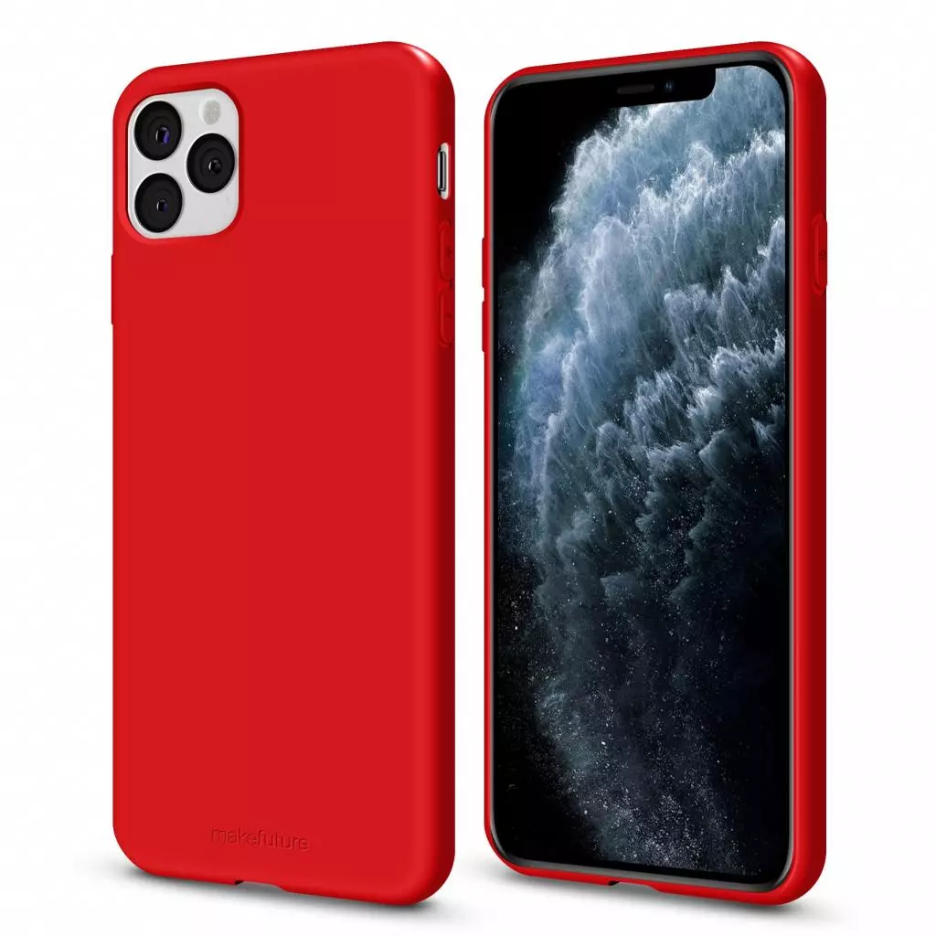 Чехол для моб. телефона MakeFuture Flex Case (Soft-touch TPU) Apple iPhone 11 Pro Max Red (MCF-AI11PMRD) - 1 Чехол для моб. телефона MakeFuture Flex Case (Soft-touch TPU) Apple iPhone 11 Pro Max Red (MCF-AI11PMRD) - 1
