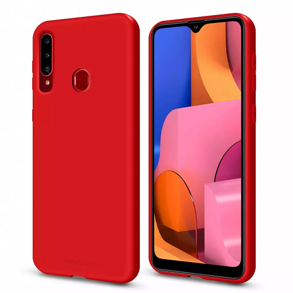 Чехол для моб. телефона MakeFuture Flex Case (Soft-touch TPU) Samsung A20s Red (MCF-SA20SRD) - 1 Чехол для моб. телефона MakeFuture Flex Case (Soft-touch TPU) Samsung A20s Red (MCF-SA20SRD) - 1