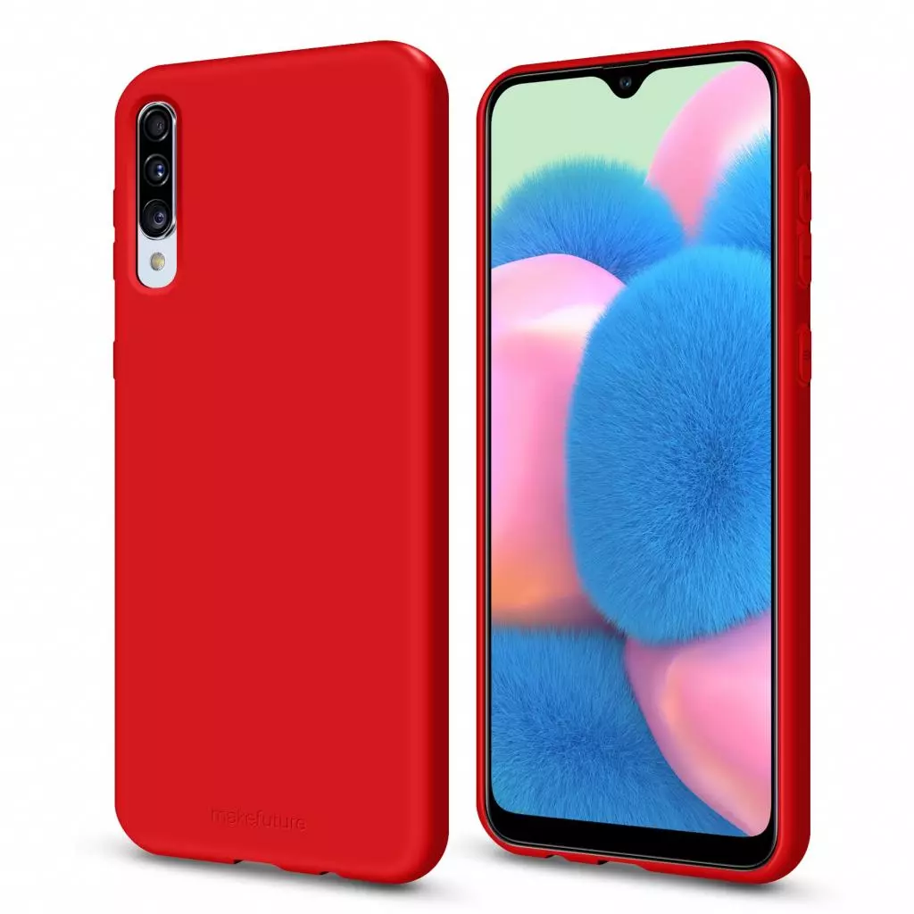 Чехол для моб. телефона MakeFuture Flex Case (Soft-touch TPU) Samsung A30s Red (MCF-SA30SRD) - 1