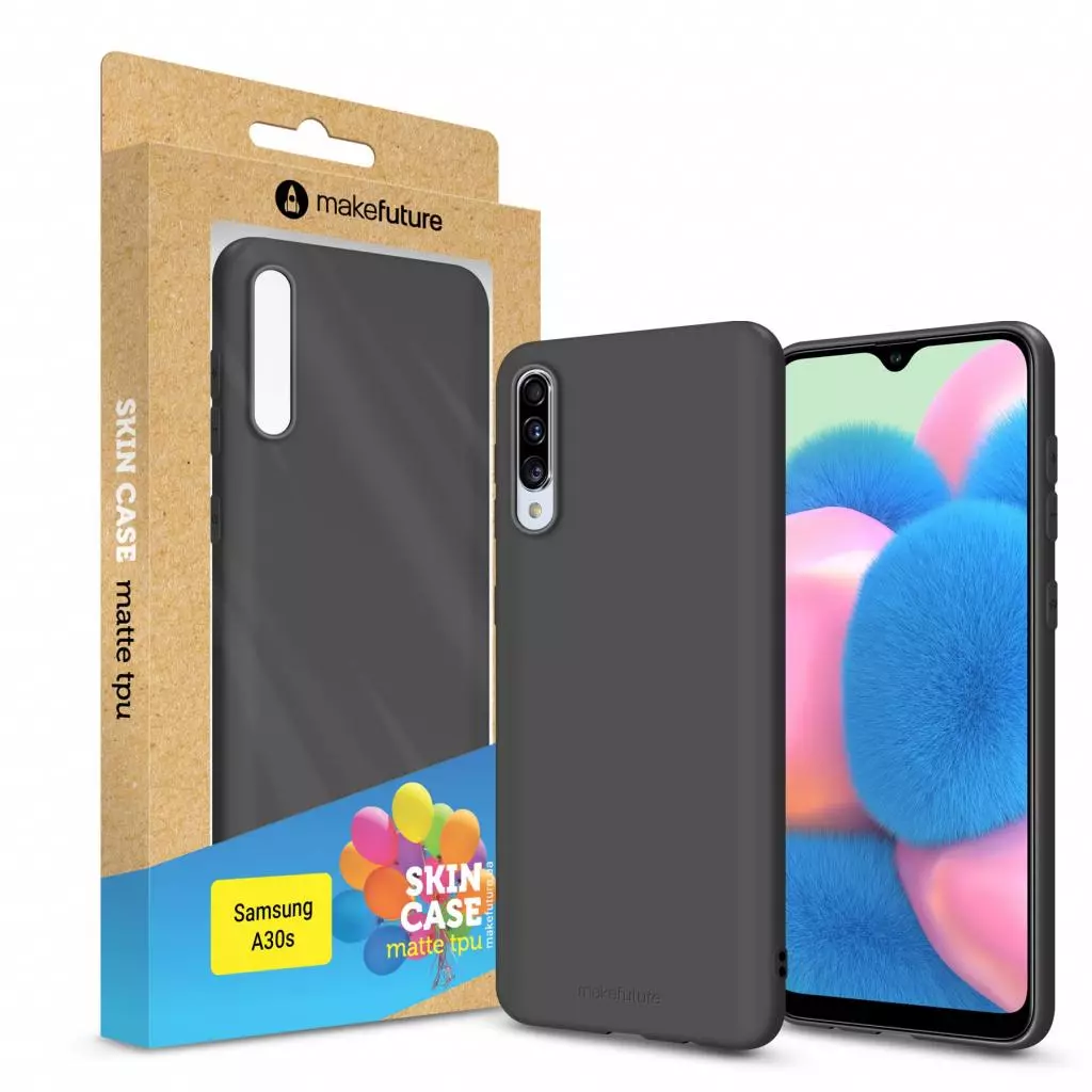 Чехол для моб. телефона MakeFuture Skin Case Samsung A30s Black (MCS-SA30SBK)