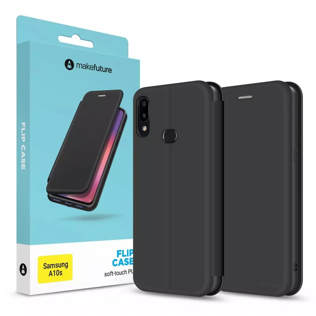 Чехол для моб. телефона MakeFuture Flip Case (Soft-Touch PU) Samsung A10s Black (MCP-SA10SBK)