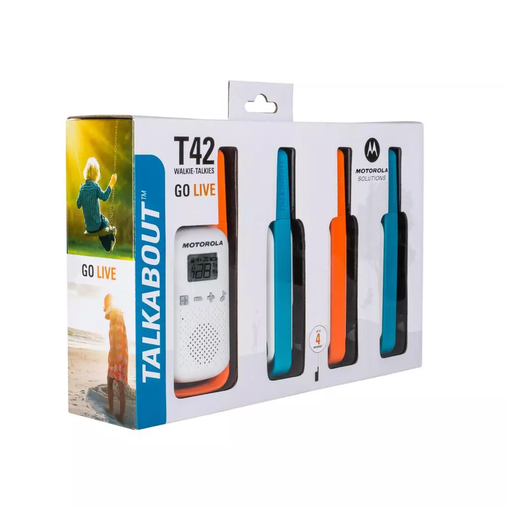 Портативная рация Motorola TALKABOUT T42 Quad Pack (B4P00811MDKMAQ) - 3