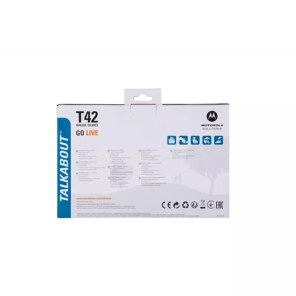 Портативная рация Motorola TALKABOUT T42 Quad Pack (B4P00811MDKMAQ) - 5