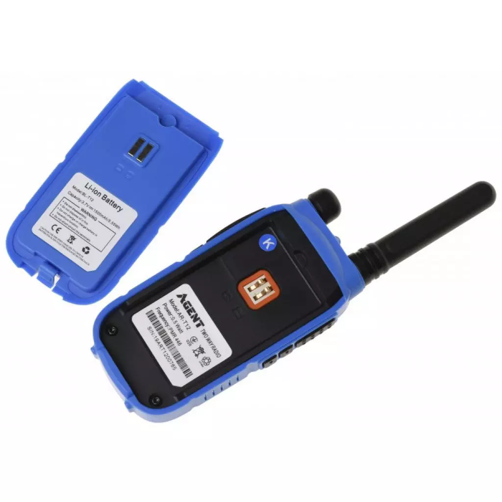 Портативная рация Agent AR-T12 Blue - 8 Портативная рация Agent AR-T12 Blue - 8