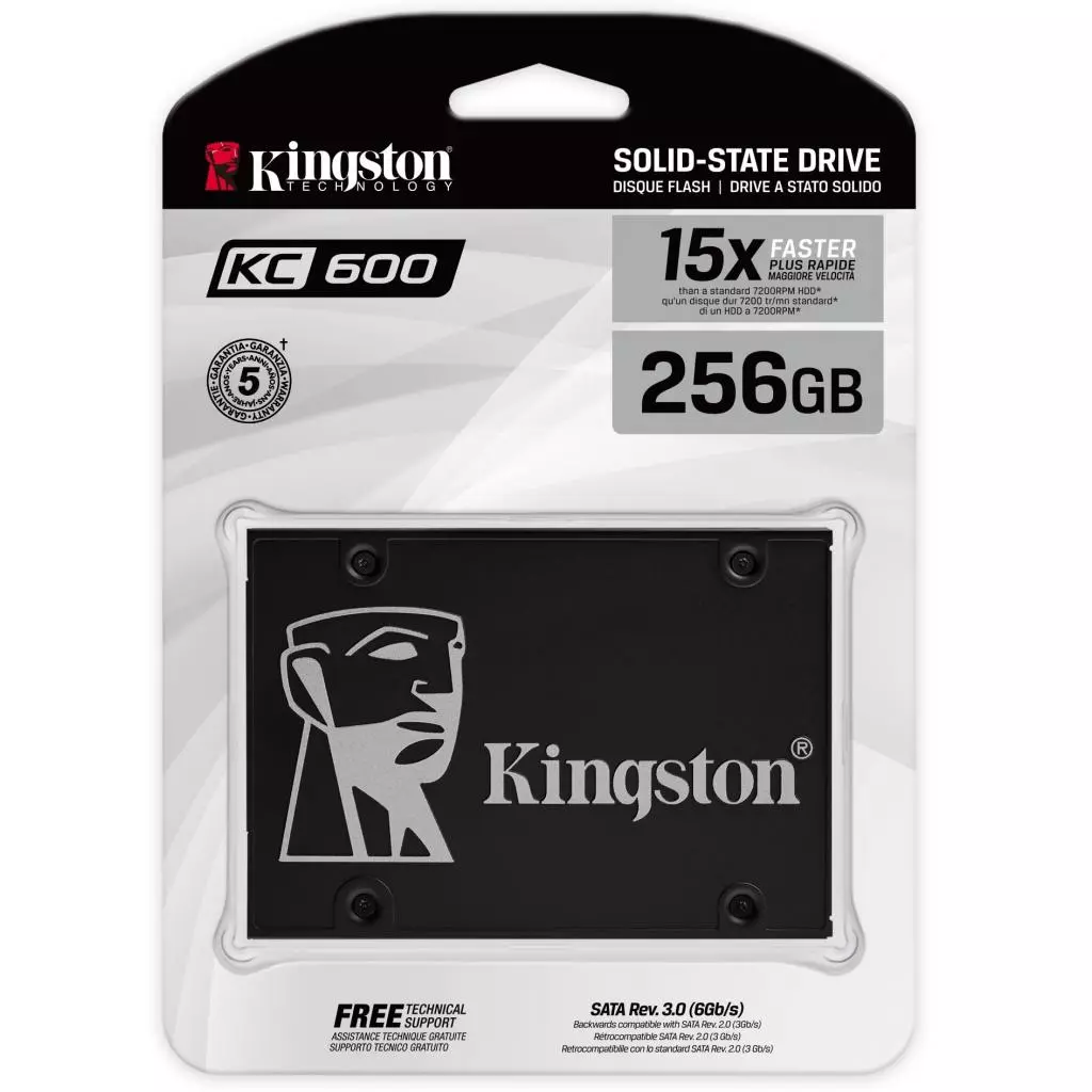 Накопитель SSD 2.5" 256GB Kingston (SKC600/256G) - 2 Накопитель SSD 2.5" 256GB Kingston (SKC600/256G) - 2