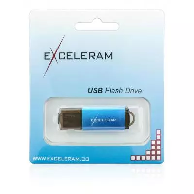 USB флеш накопитель eXceleram 64GB A3 Series Blue USB 2.0 (EXA3U2BL64) - 7 USB флеш накопитель eXceleram 64GB A3 Series Blue USB 2.0 (EXA3U2BL64) - 7