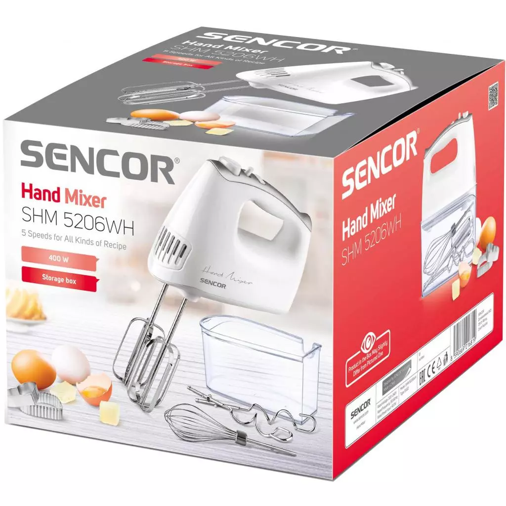 Миксер Sencor SHM 5206 WH (SHM5206WH) - 3 Миксер Sencor SHM 5206 WH (SHM5206WH) - 3