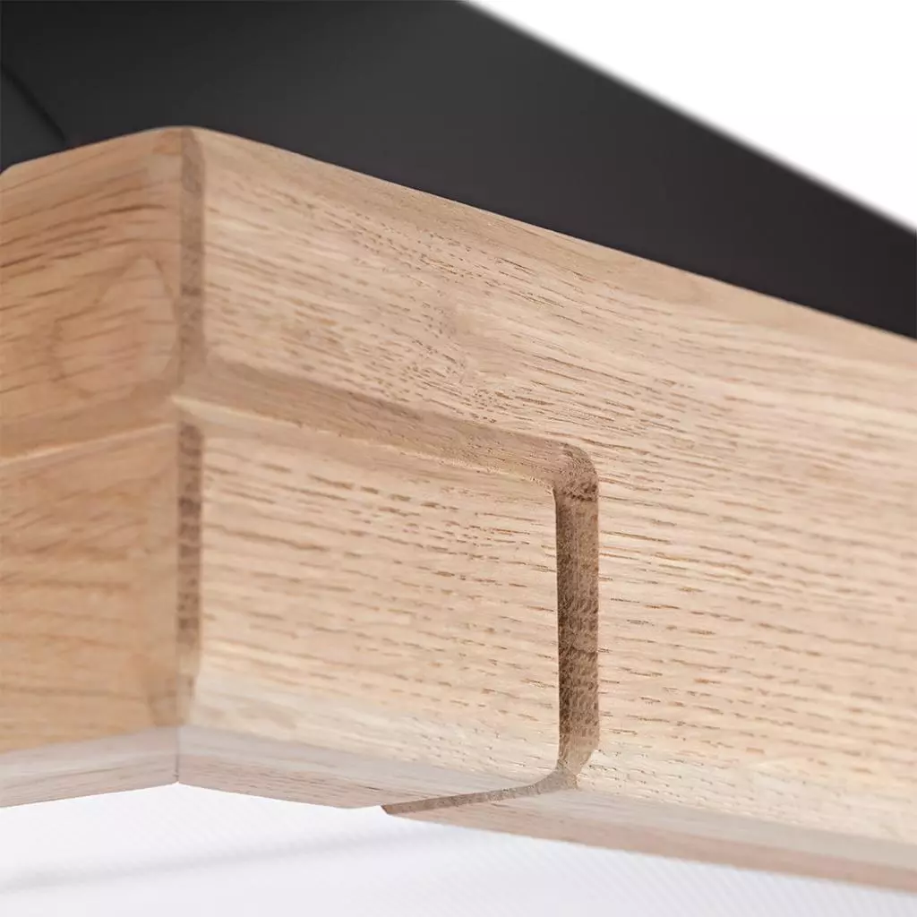 Вытяжка кухонная Pyramida KH 60 WOOD BL - 2