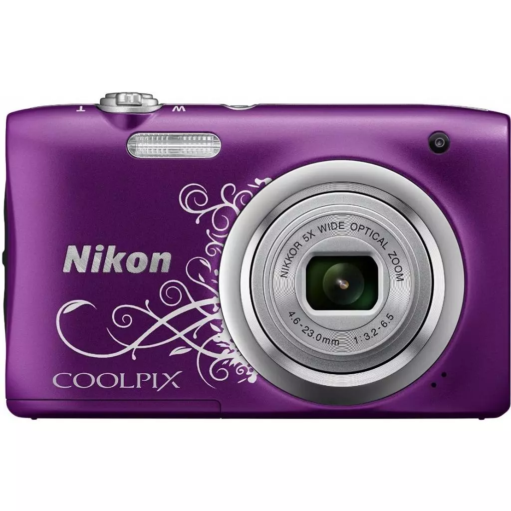 Цифровой фотоаппарат Nikon Coolpix A100 Purple Lineart (VNA974E1) - 1 Цифровой фотоаппарат Nikon Coolpix A100 Purple Lineart (VNA974E1) - 1