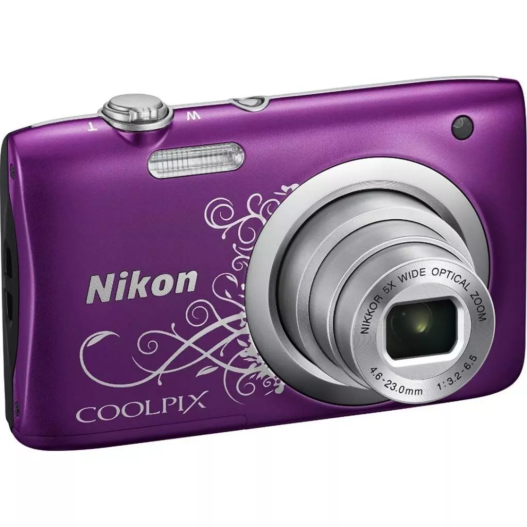 Цифровой фотоаппарат Nikon Coolpix A100 Purple Lineart (VNA974E1) - 2 Цифровой фотоаппарат Nikon Coolpix A100 Purple Lineart (VNA974E1) - 2