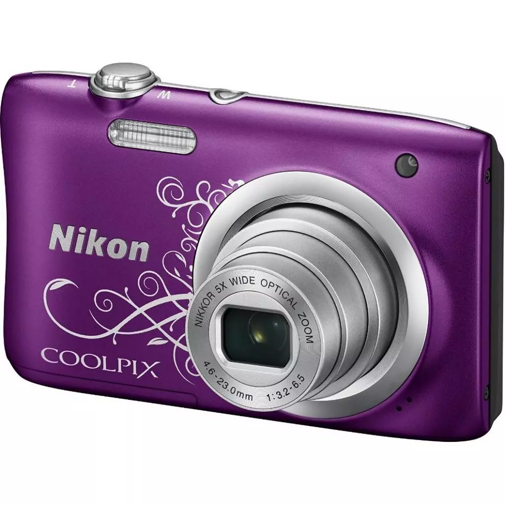 Цифровой фотоаппарат Nikon Coolpix A100 Purple Lineart (VNA974E1)