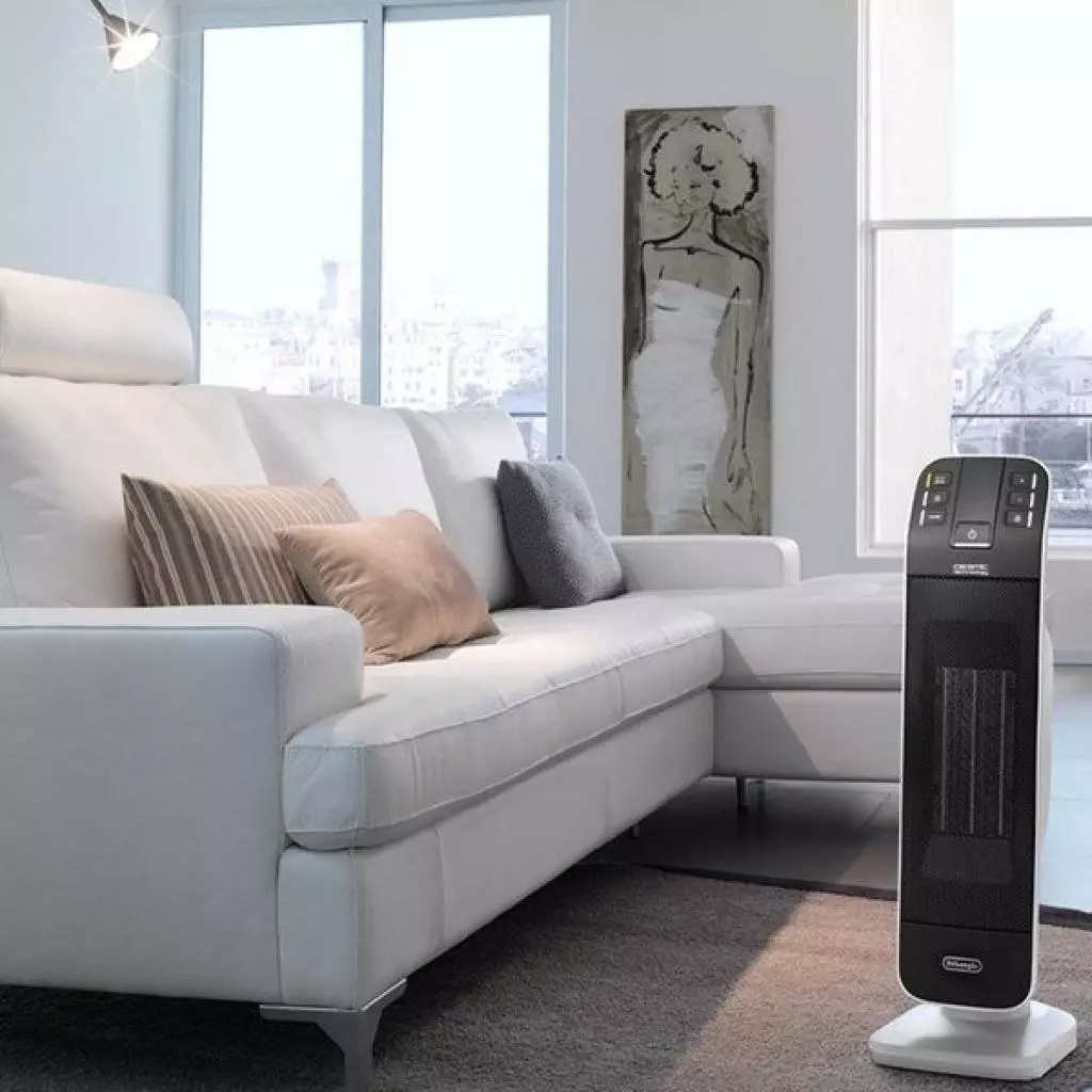 Обогреватель DeLonghi HFX 65 V20 WHGY - 2 Обогреватель DeLonghi HFX 65 V20 WHGY - 2