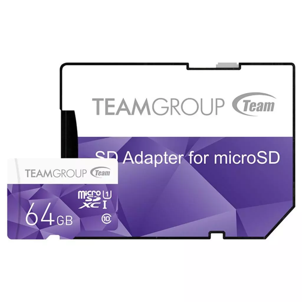 Карта памяти Team 64GB microSD Class10 UHS-I (TCUSDX64GUHS41)