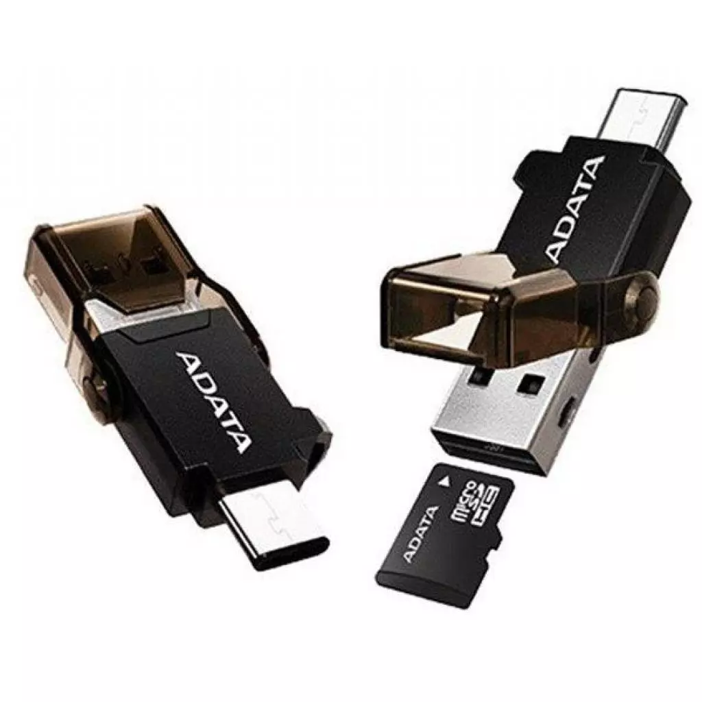 Считыватель флеш-карт ADATA microSD to USB A/C 3.1 (ACMR3PL-OTG-RBK) - 2 Считыватель флеш-карт ADATA microSD to USB A/C 3.1 (ACMR3PL-OTG-RBK) - 2