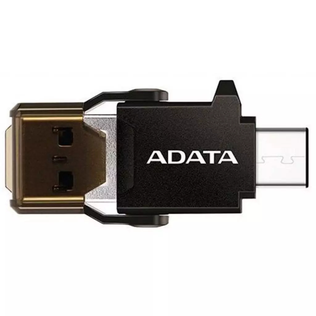 Считыватель флеш-карт ADATA microSD to USB A/C 3.1 (ACMR3PL-OTG-RBK)