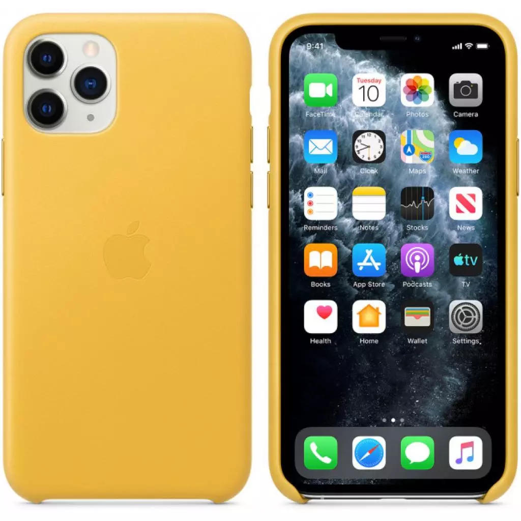 Чехол для моб. телефона Apple iPhone 11 Pro Leather Case - Meyer Lemon (MWYA2ZM/A) - 4 Чехол для моб. телефона Apple iPhone 11 Pro Leather Case - Meyer Lemon (MWYA2ZM/A) - 4