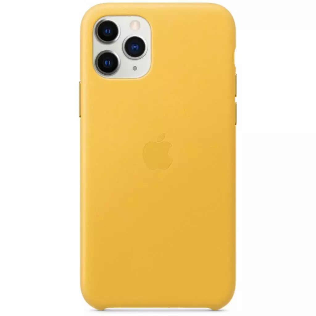 Чехол для моб. телефона Apple iPhone 11 Pro Leather Case - Meyer Lemon (MWYA2ZM/A)